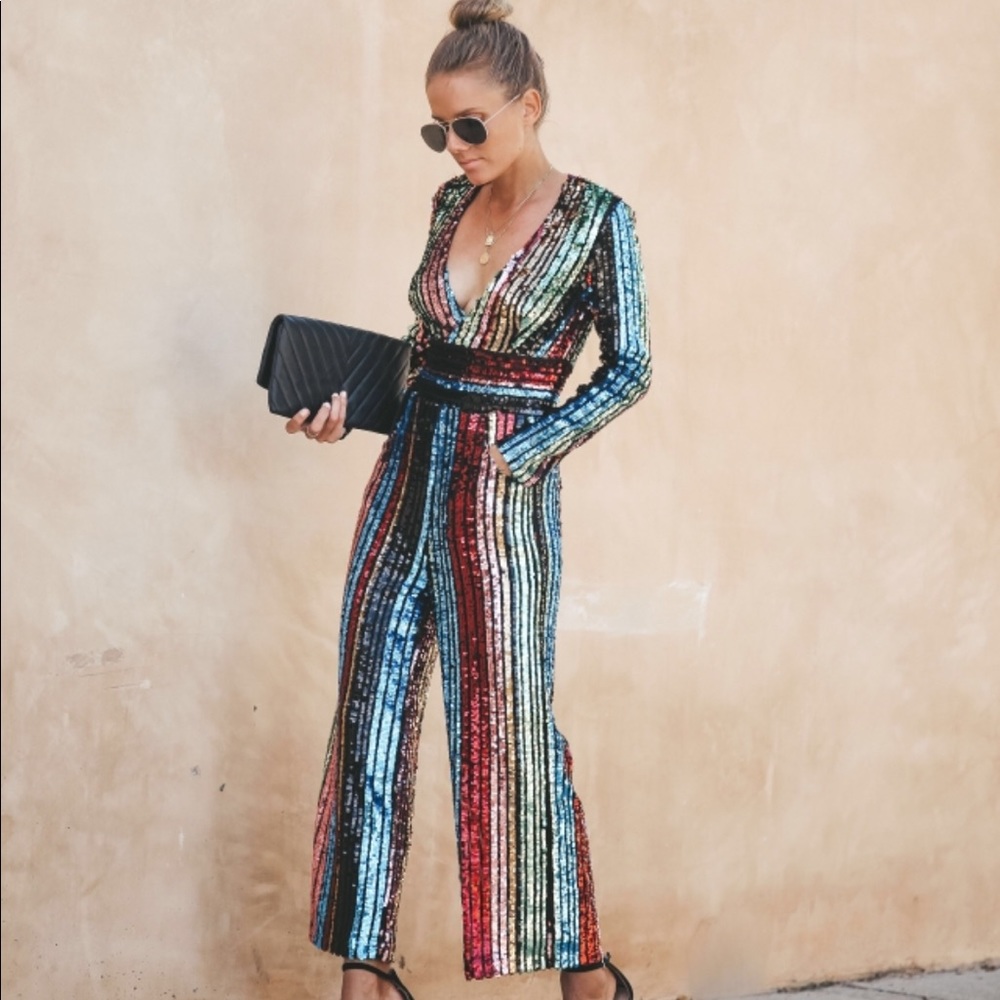 Sequin Jumpsuit NWT